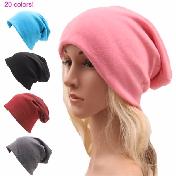 Winter Casual Beanie Hat Warm Slouchy Baggy Cap Hi-Hop
