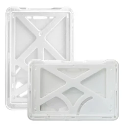 2.66" W x 3.75" H - Vertical Rigid Card Holder (Blank) 1
