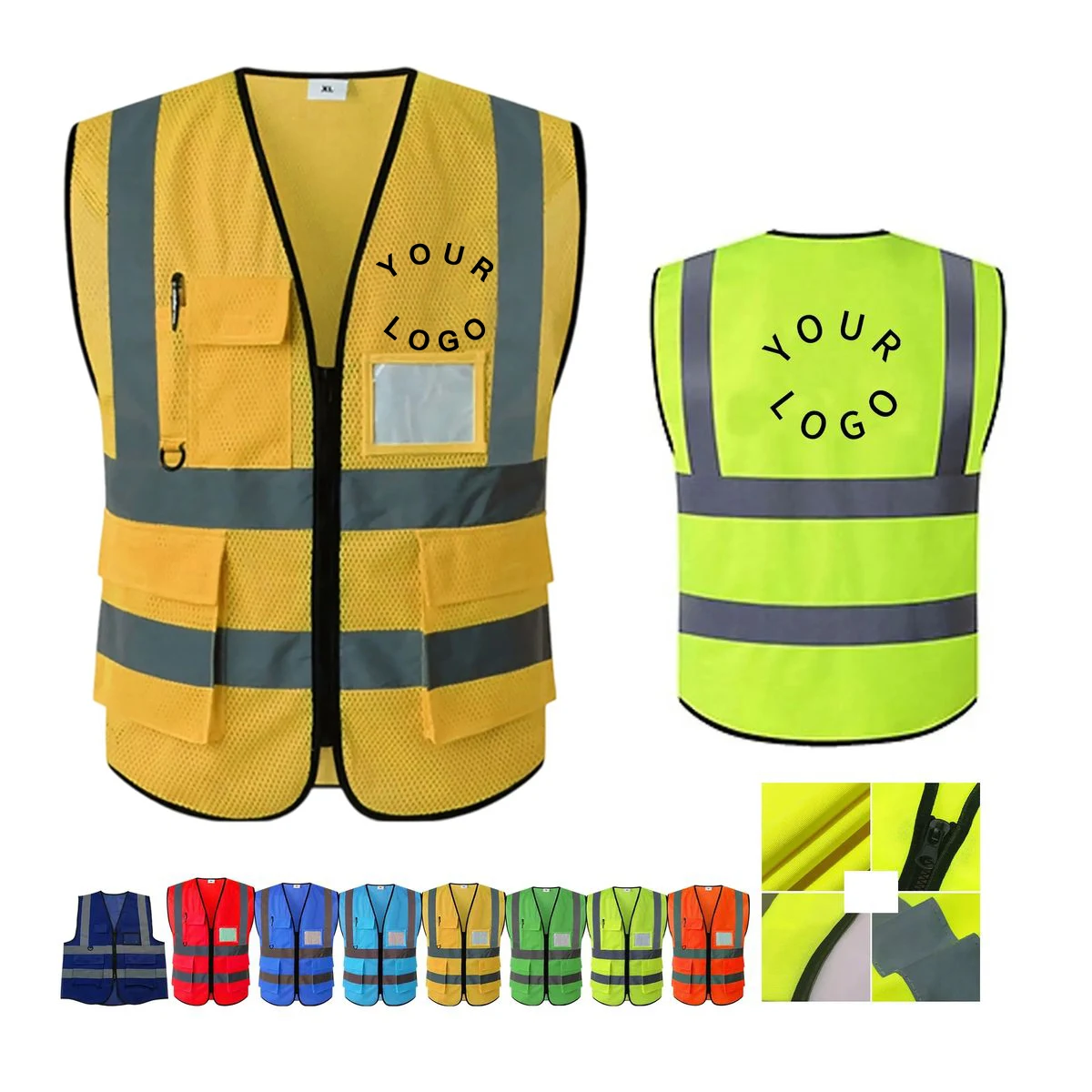 Polyester Reflective Vest for Running or Cycling 1