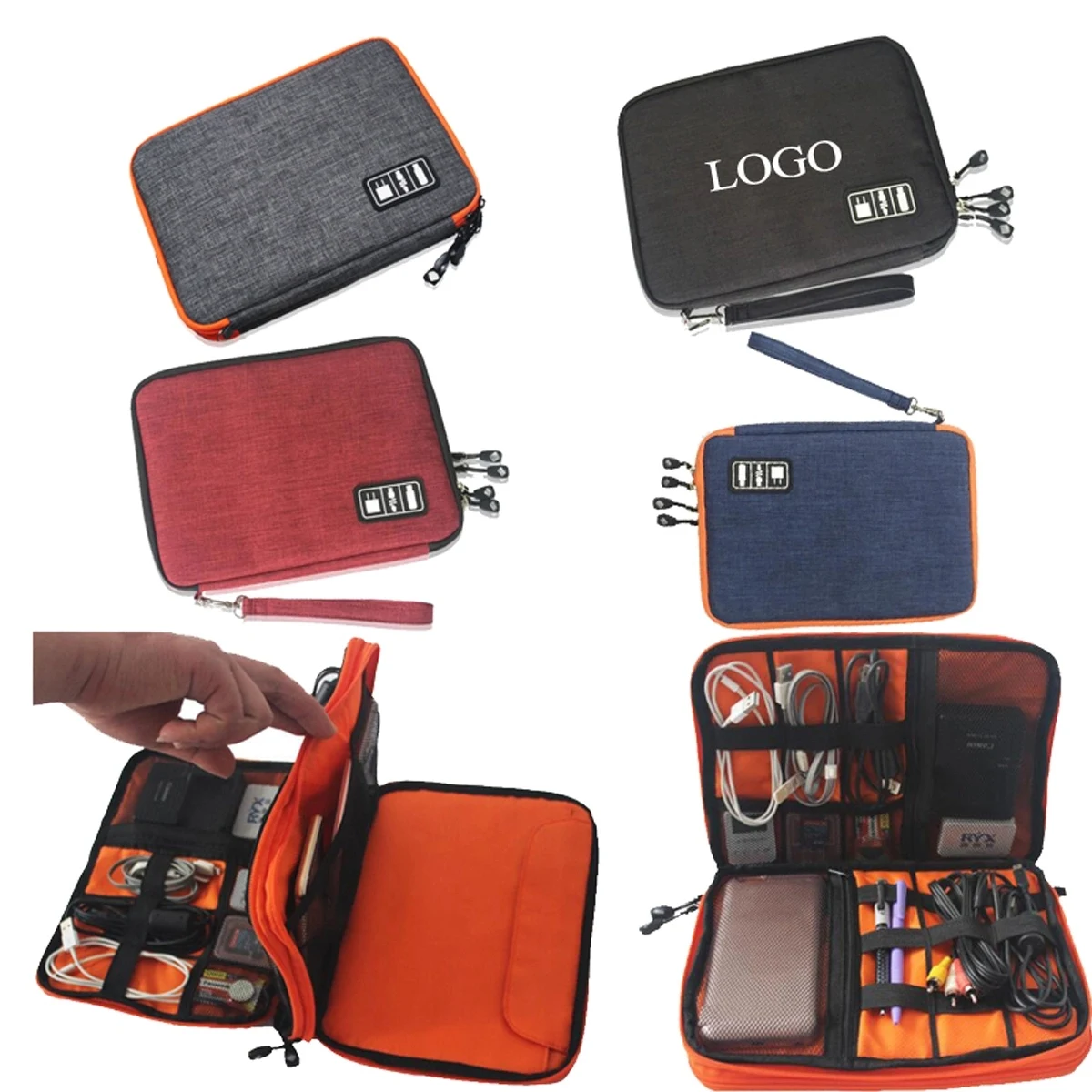 Travel Gear Carry Bag Cable Organizer 1