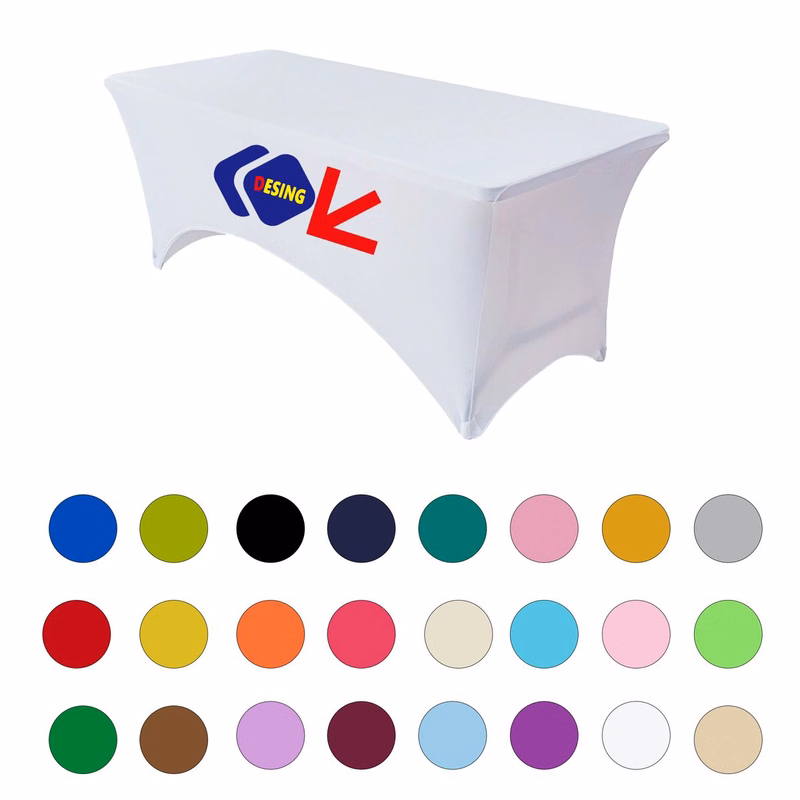 6' Full Color Digital Printing Stretch Table Cover