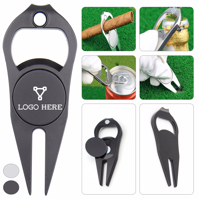 3-in-1 Golf Green Repair Divot Tool