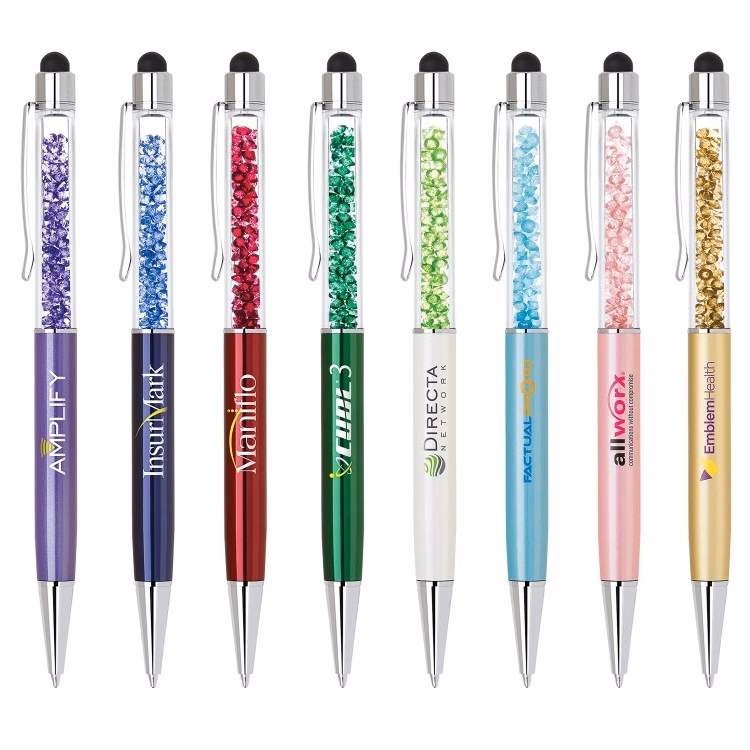Color Crystal Stylus Pen Combo