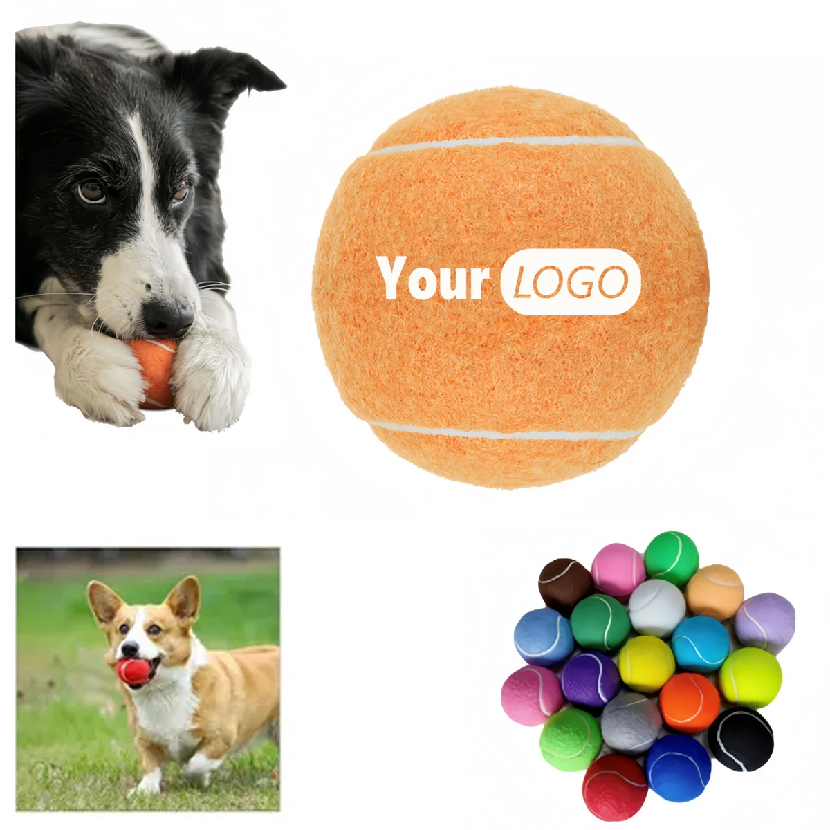 Dog Fetch Plaything Tennis Ball MOQ 100 1