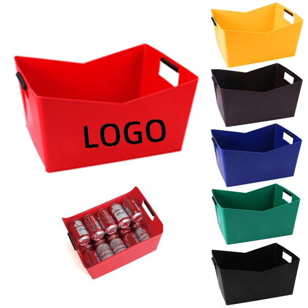 Plastic Beer Ice Bucket Storage Bins 1