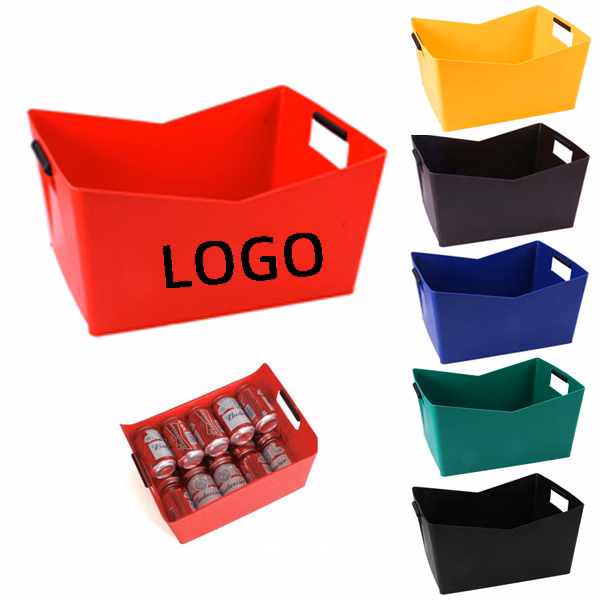Plastic Beer Ice Bucket Storage Bins