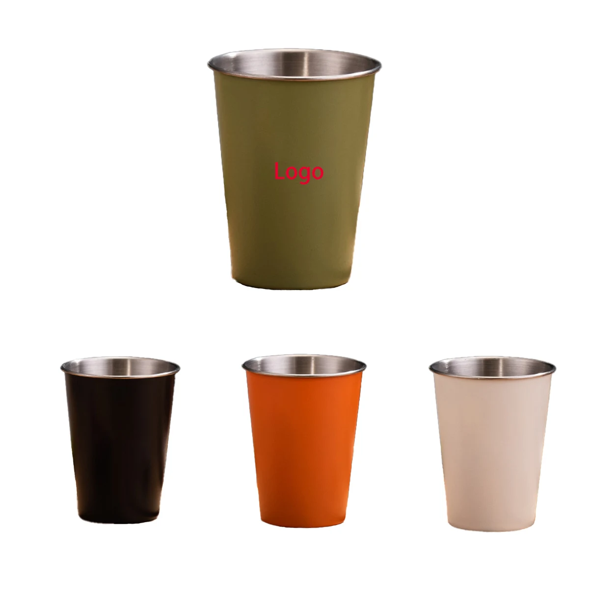 Straight Stainless Steel Cup 1