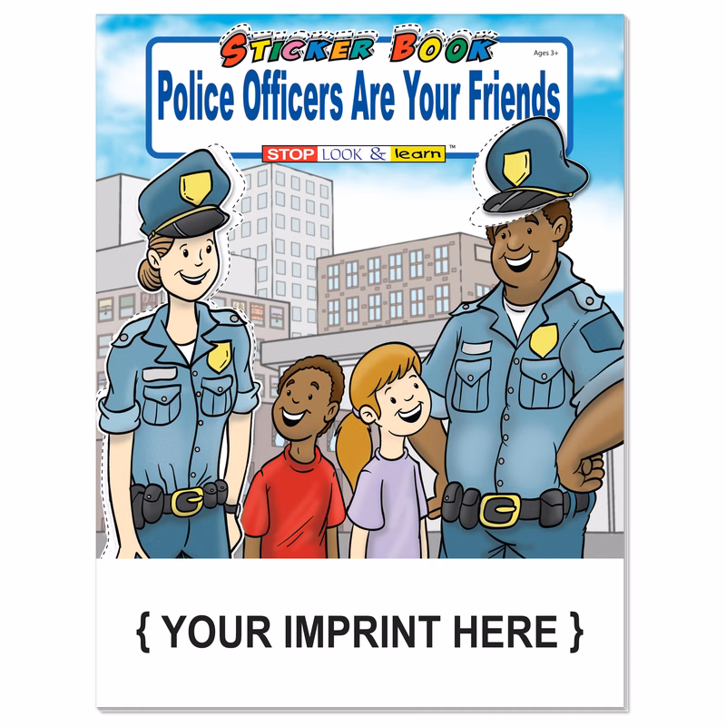 STICKER BOOK - Police Officers Are Your Friends Sticker Book