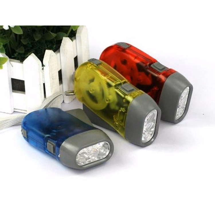 New Fashion Handle Push Promotional LED Flashlight