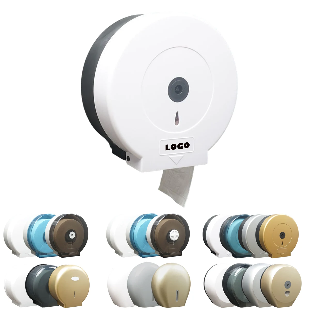 Single Roll Jumbo Tissue Dispenser with Core Adaptor 1