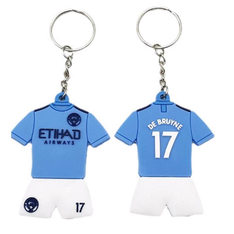PVC Football Jersey Keychain