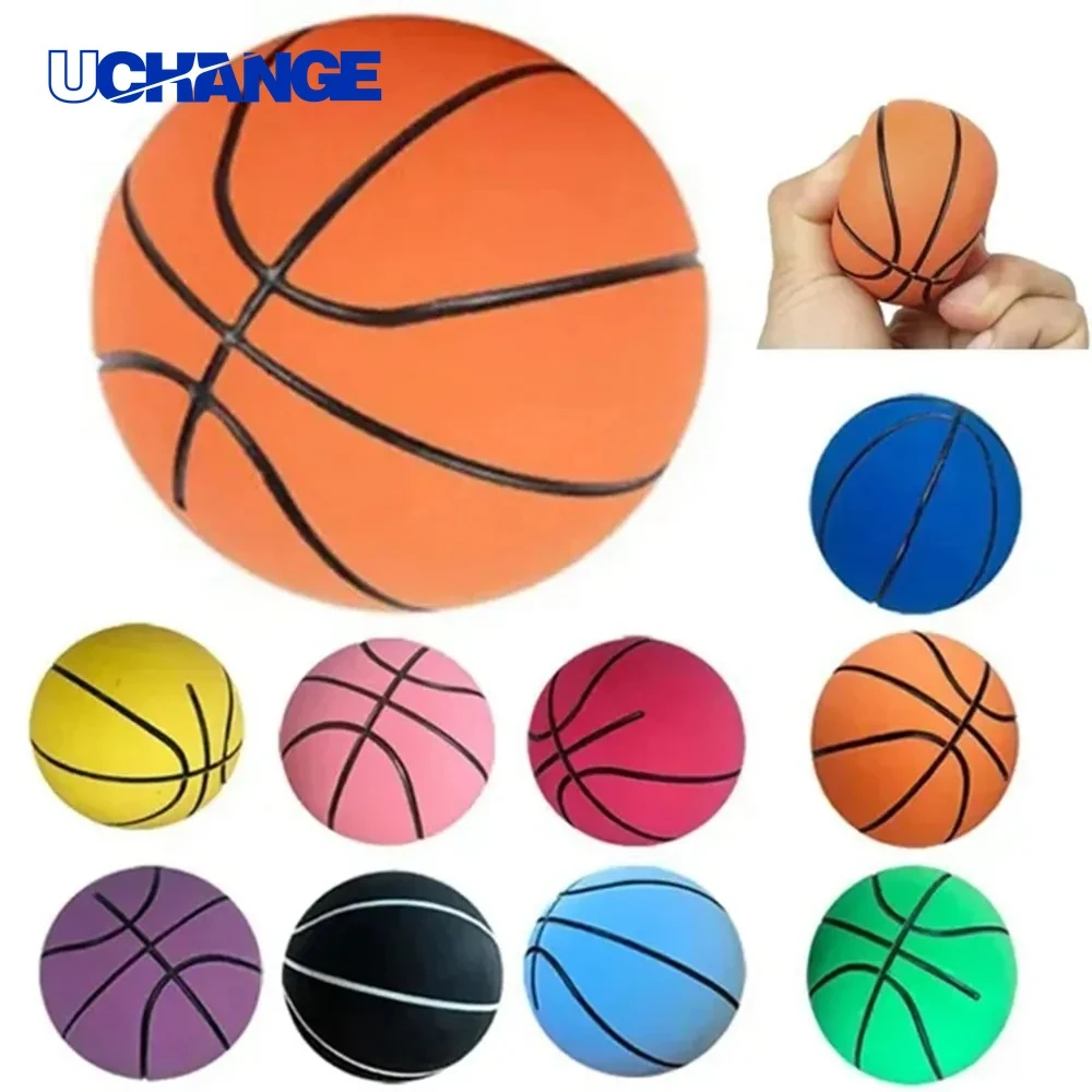 Mini Elastic Rubber Basketball Bouncy Balls Promotional Toy 1