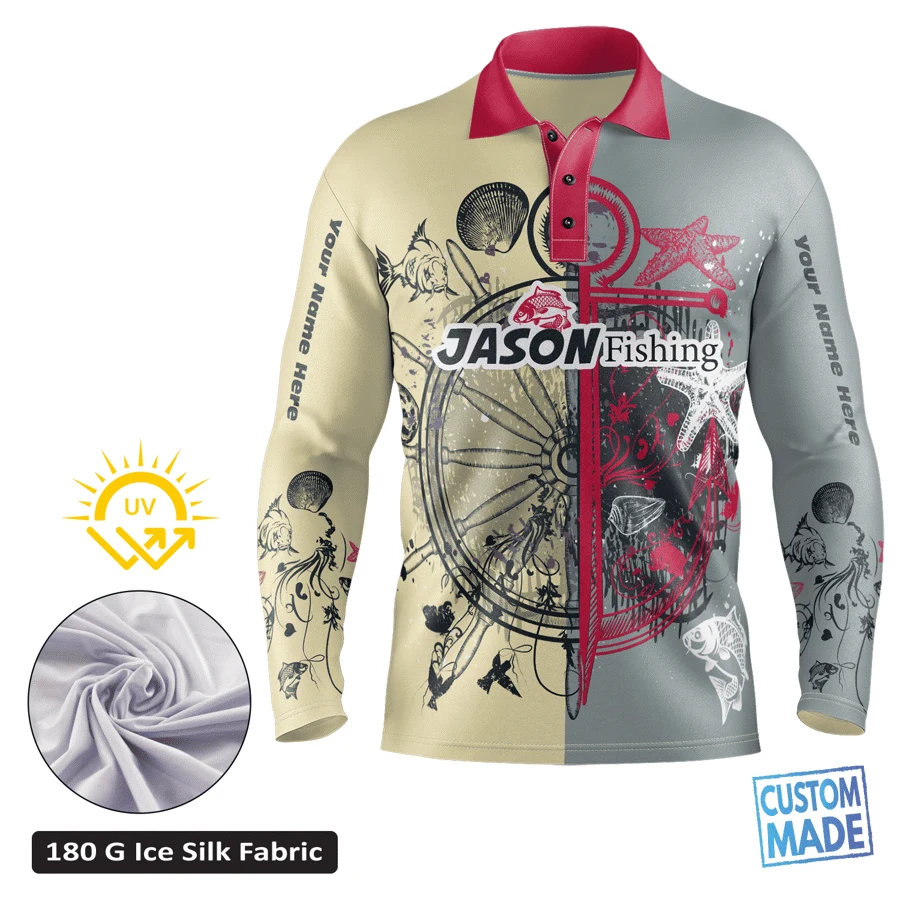 Sublimation 180G Ice-Silk Interlock UPF 50+ Long Sleeve 1