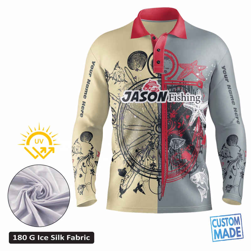 Sublimation 180G Ice-Silk Interlock UPF 50+ Long Sleeve