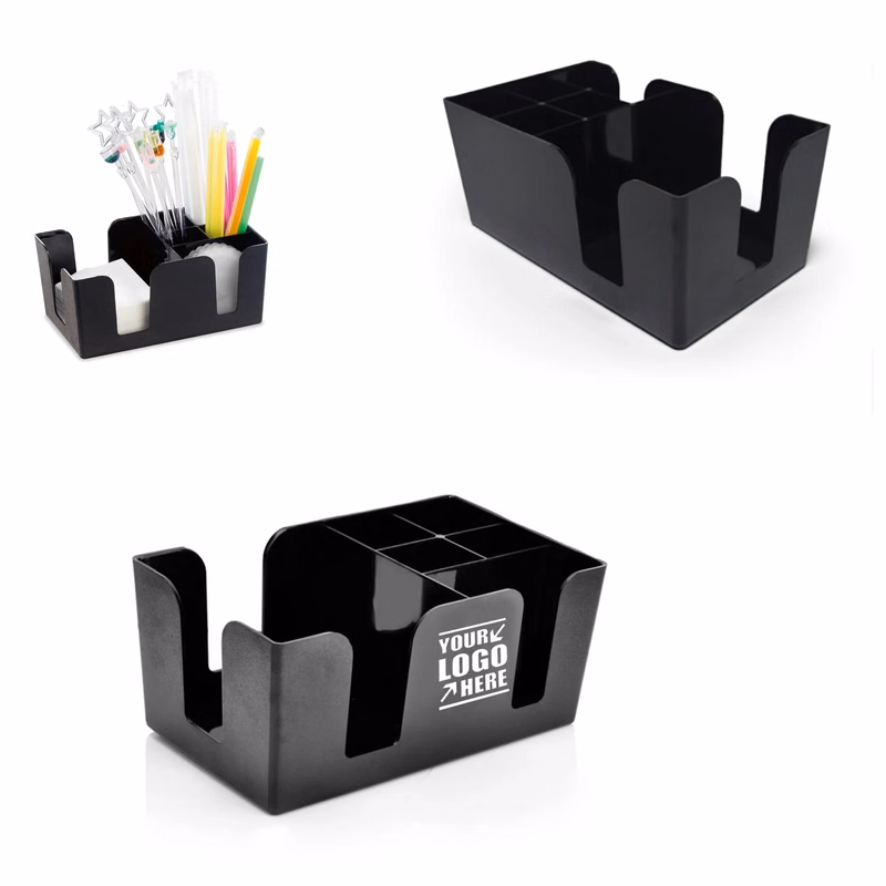 Bar Caddy With Six Compartments