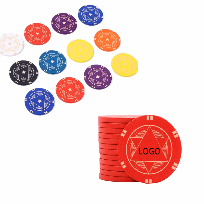 Custom Ceramic Poker Chip 43 MM MOQ 100pcs