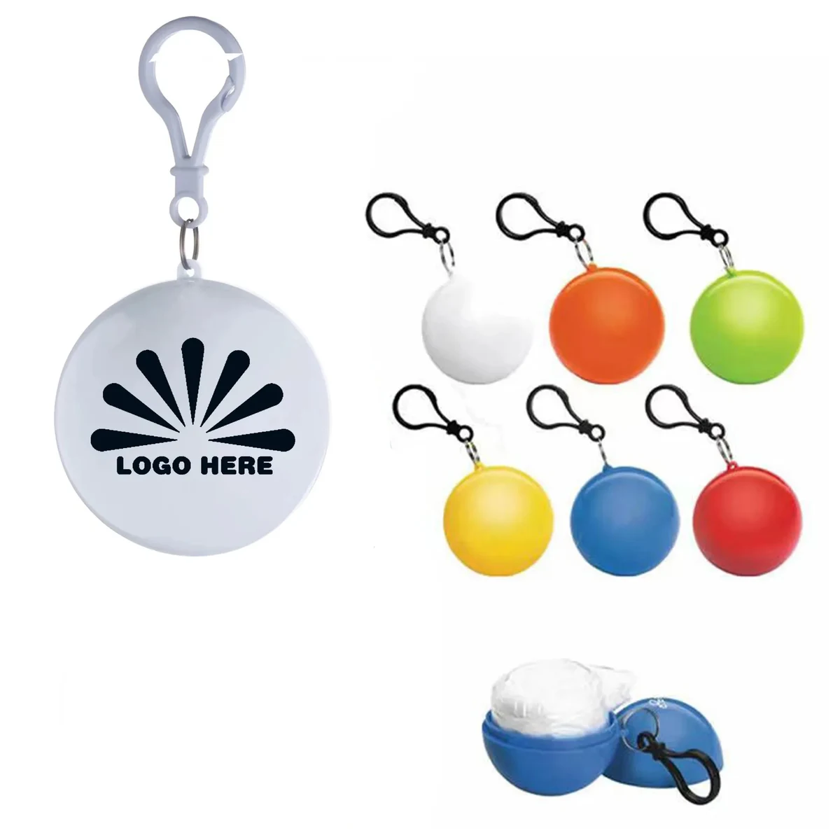 Disposable Raincoat Ball With Customizable Logo 1