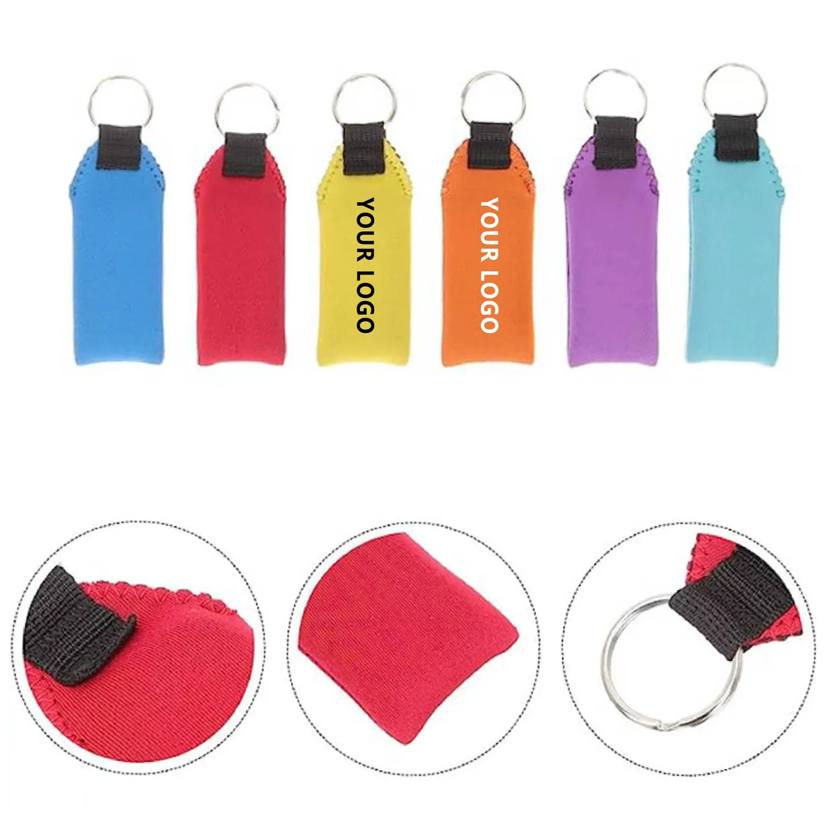 Colorful Floating Neoprene Keychain 1