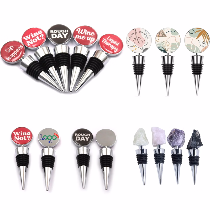 Wine Bottle Champagne Stopper Bar Accessories Holiday Party