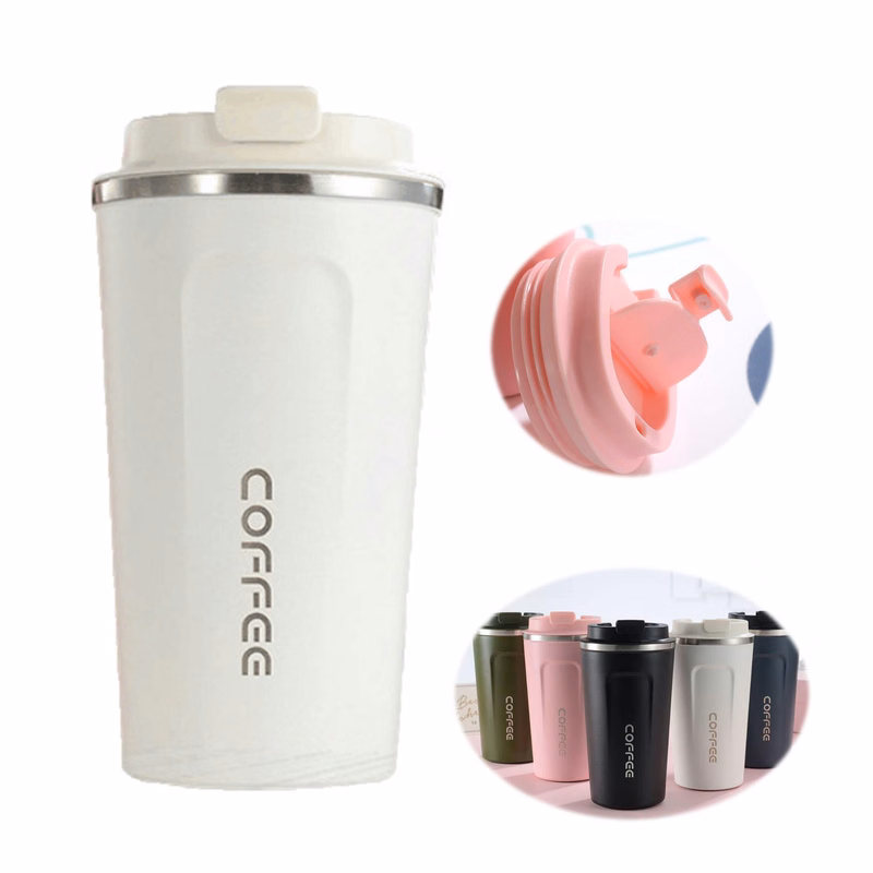 Double Wall Portable 14 Oz. 18 Oz. Tumbler Car Coffee Cup