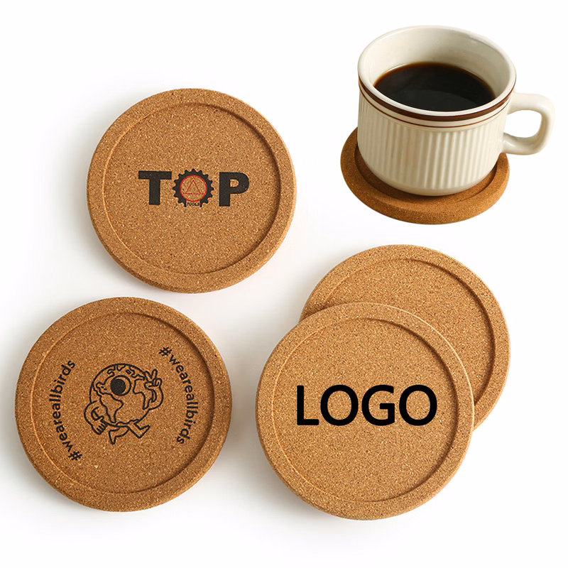Natural Cork Round Coaster