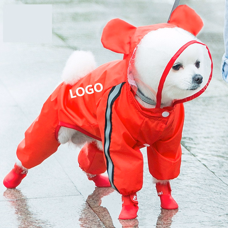 Dog Raincoat Hooded
