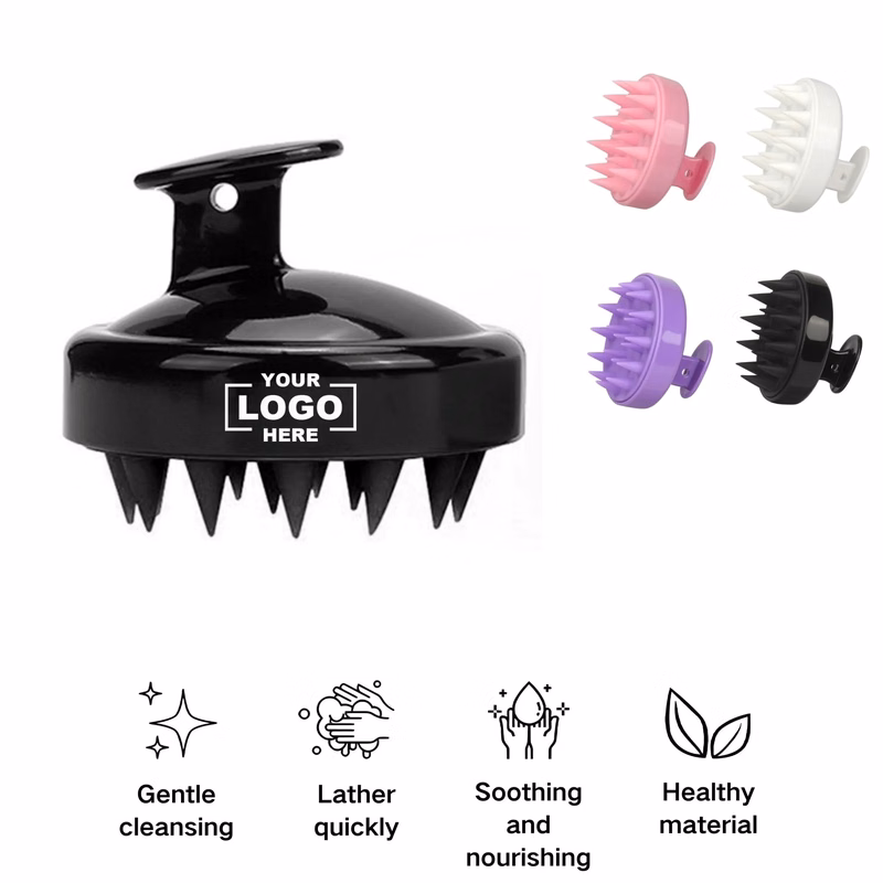Silicone Soft Scalp Massage Shampoo Brush