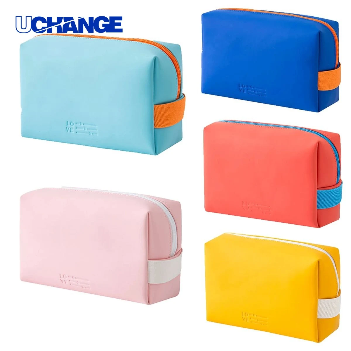 Travel PU Makeup Bag Organizer with Large Capacity 1