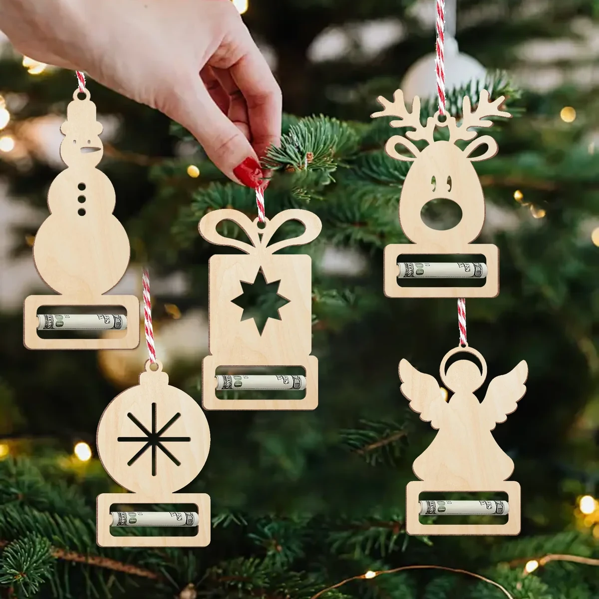 Personalized Christmas Money Holder 1