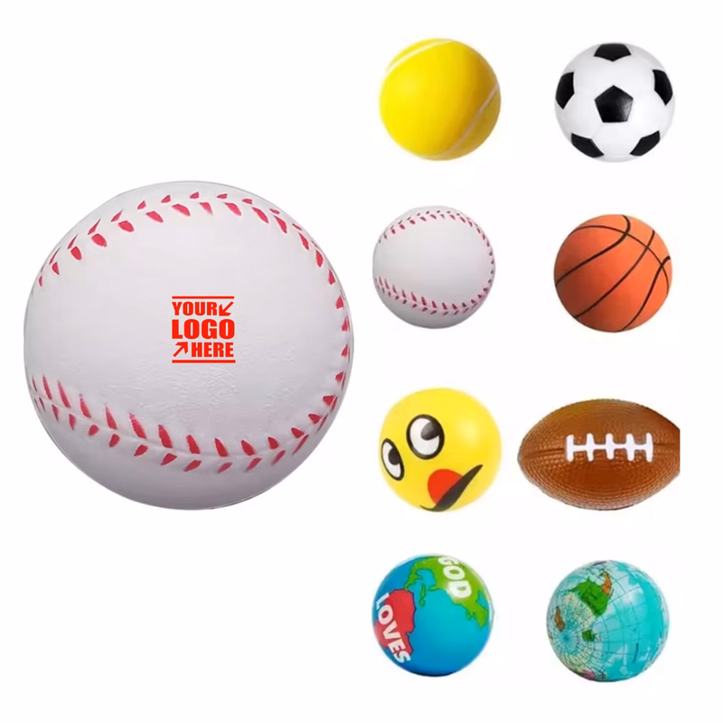 2.5" Pu Stress Ball Anti Stress Balls Fidget Toy