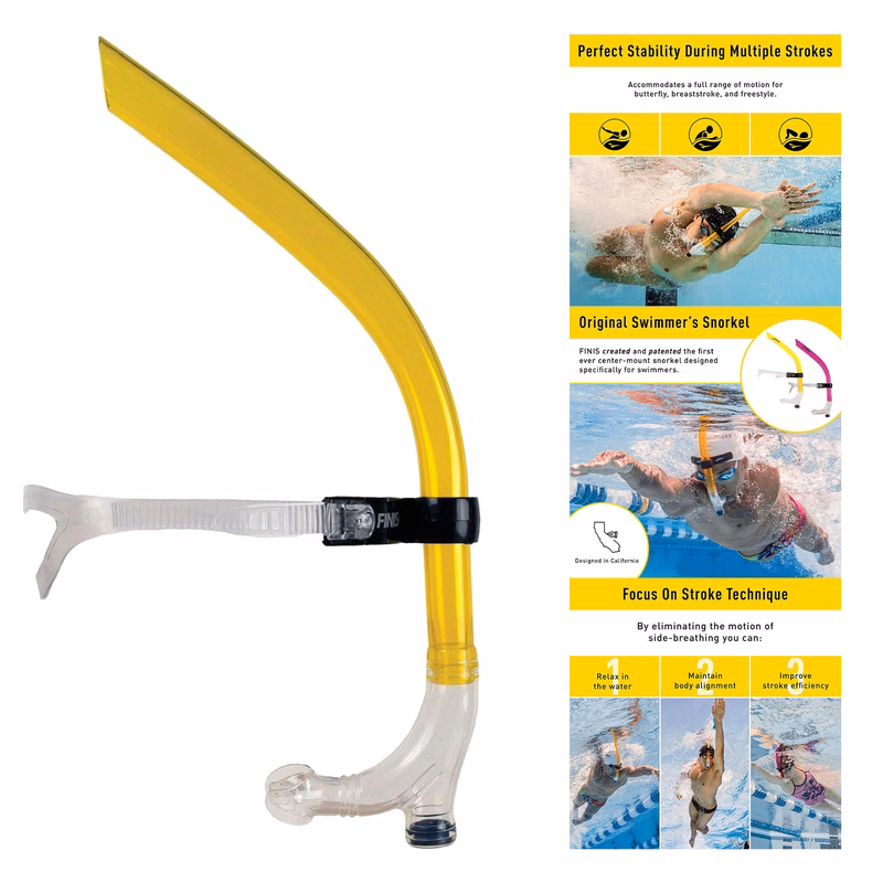 Original Center-Mount Swimmer's Snorkel