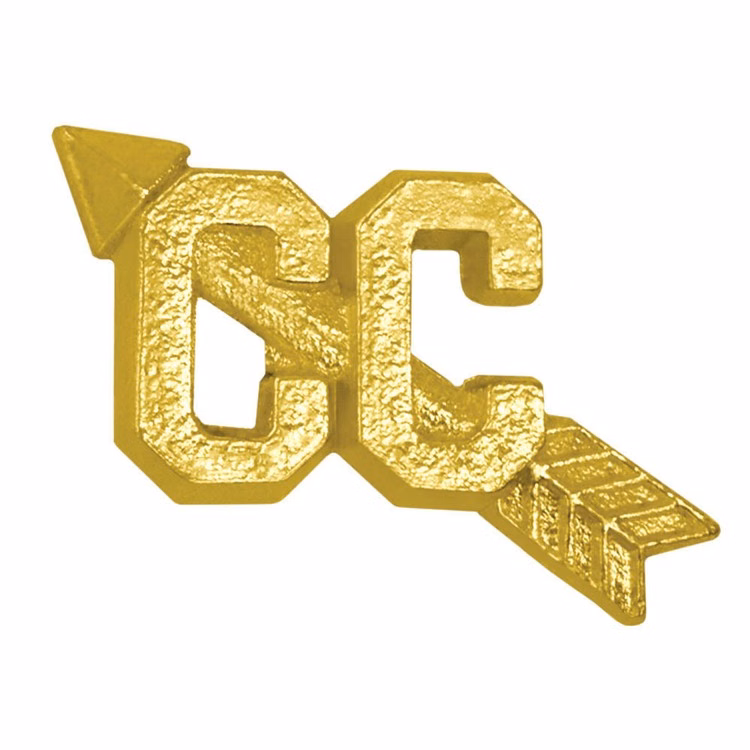Coach Bright Gold Chenille Lapel Pin
