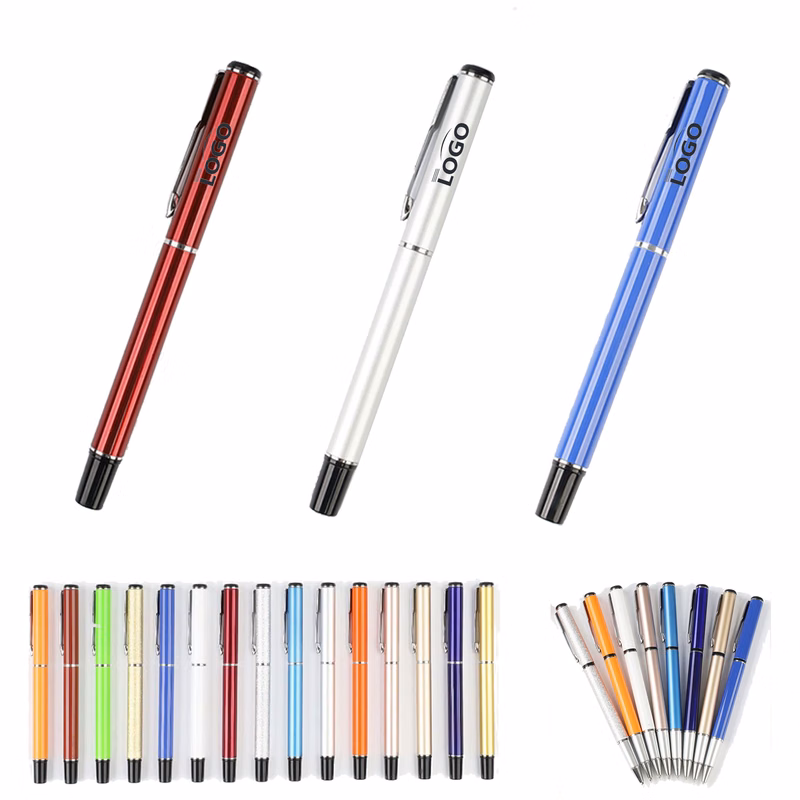 Slim Twist Signature Gel Black Ink Metal Ballpoint Pen Slim Twist Signature
