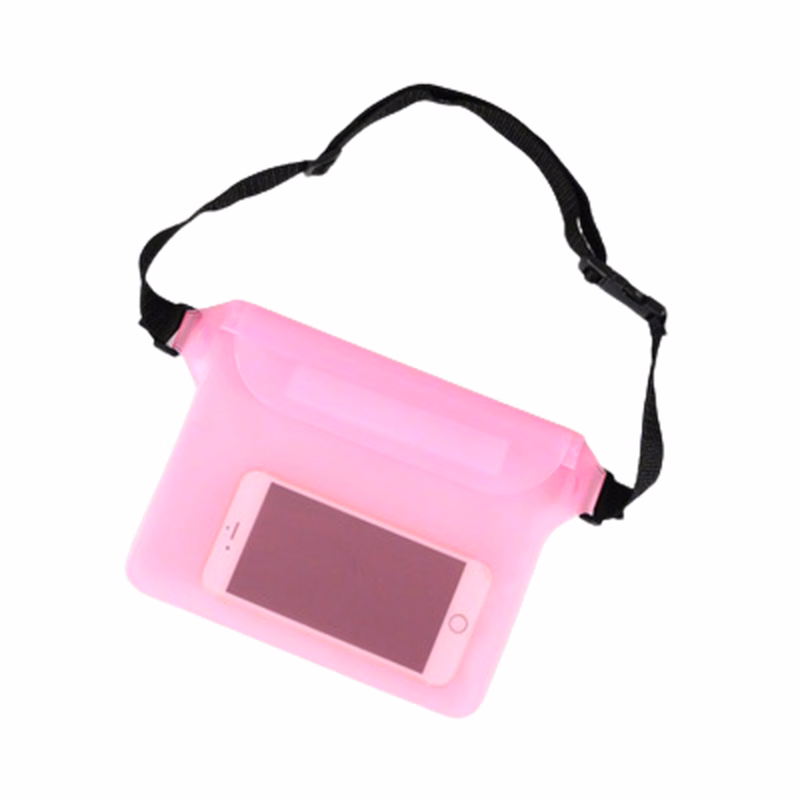 Waterproof Waist Pouch With Touch Screen Window 8.66" x 7.08"