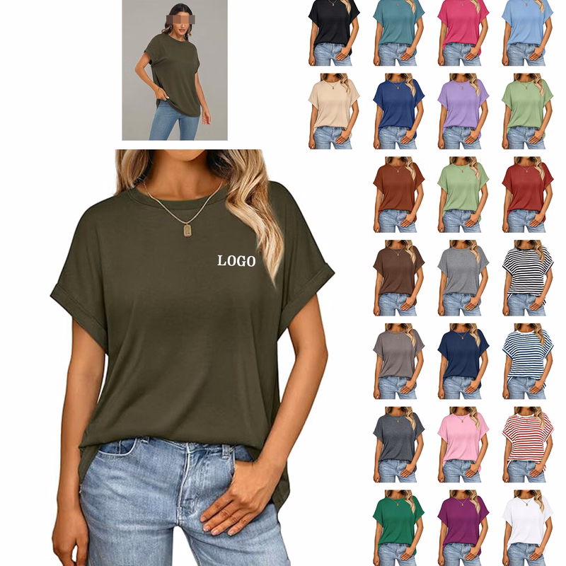 Women's Summer Top Oversized Short Sleeve