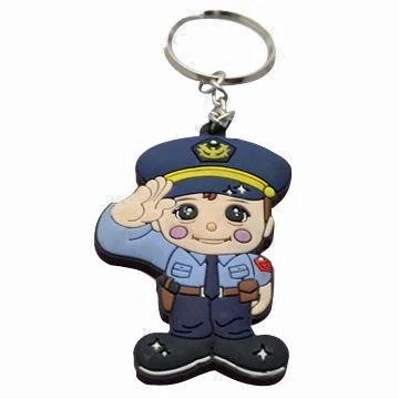 3" PVC Key Tag - in 3D 1