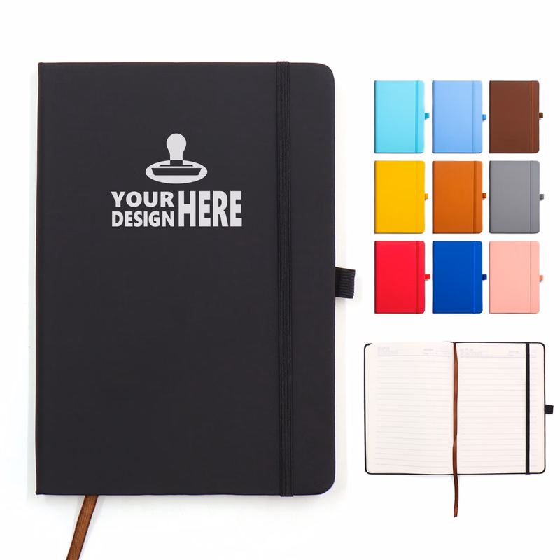PU Leather Notebook Elastic Band Water-resistant