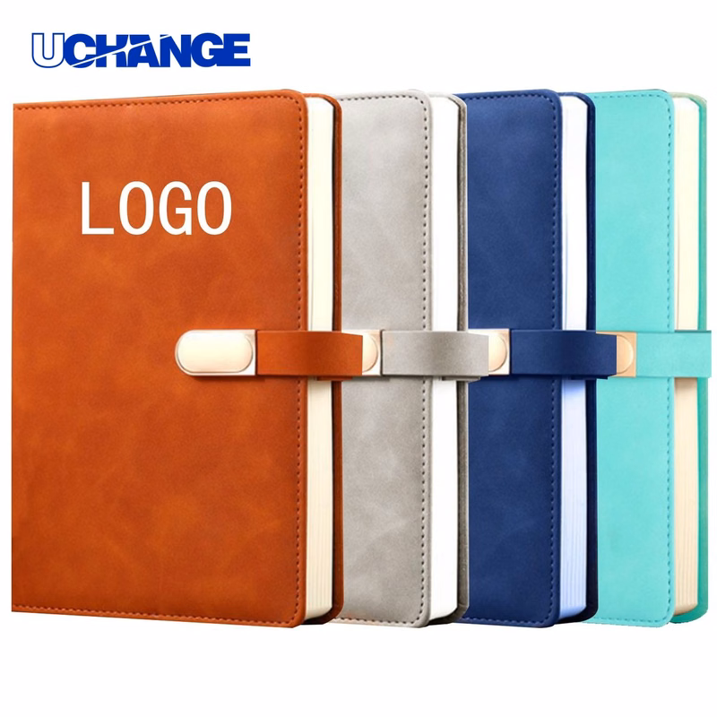 Oval Metal Buckle Notebook