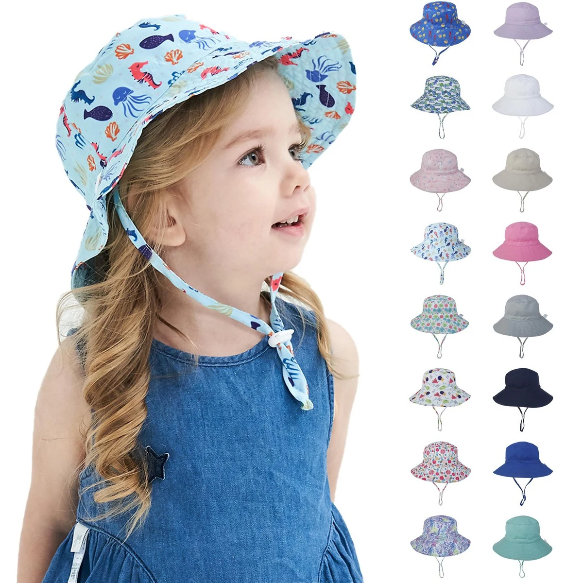 Toddler Bucket Sun Hat 1