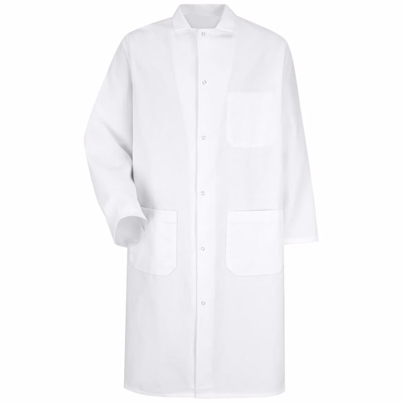 Red Kap Unisex Gripper - Front Butcher Frock - Interior Chest Pocket - 4004
