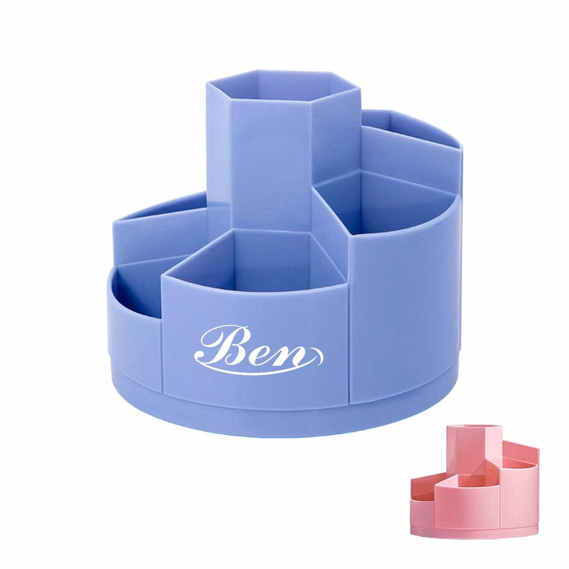 Plastic Rotating Multi-functional Pen Holder