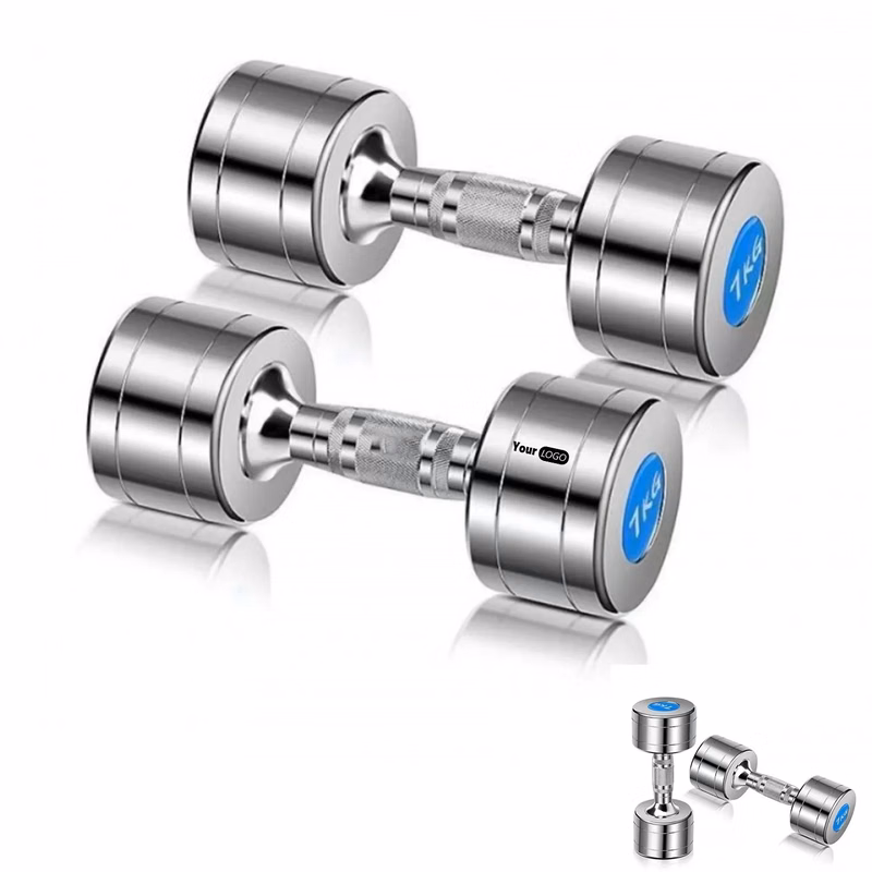 Stainless Steel Barbell Body Building Dumbbells