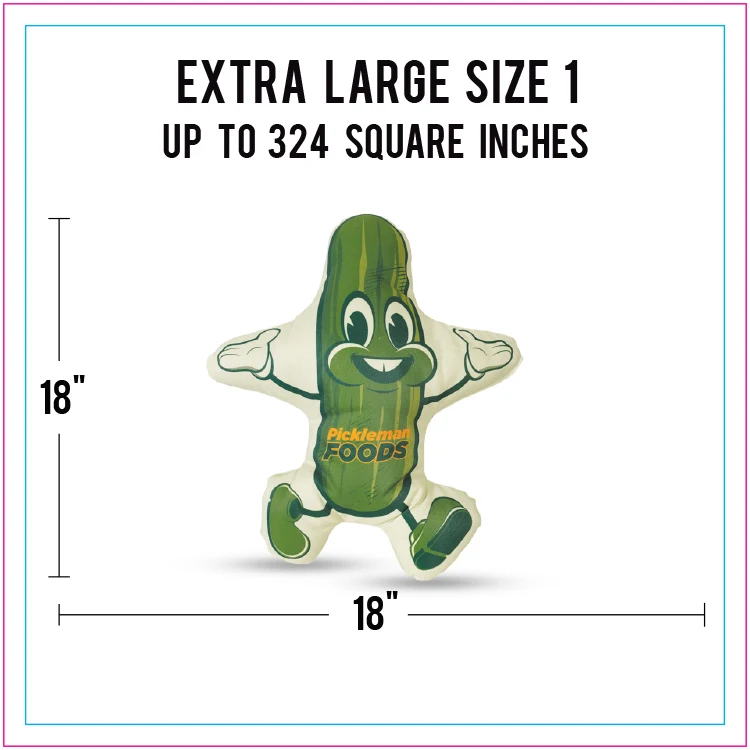 X-Large Size 1 Full Color Life-Like Pillow (Up to 324 square inches) 1