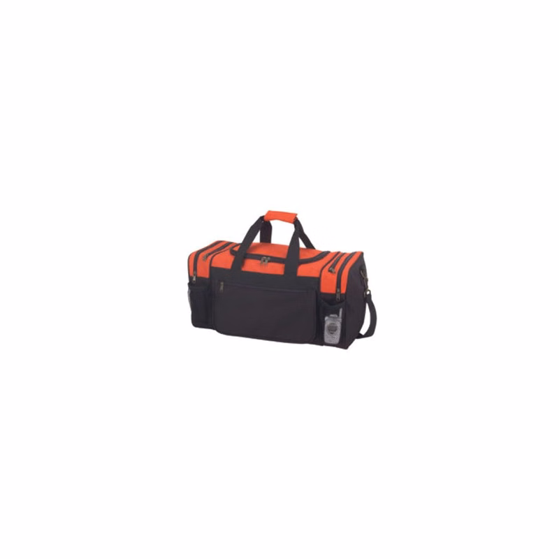 Sports Duffel Bags - Black and Red 20"