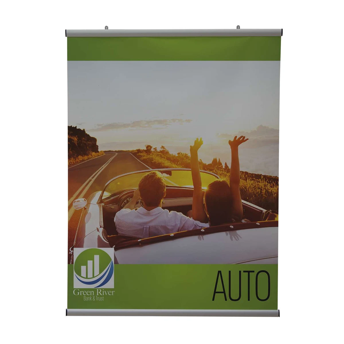 30" x 40" EasySnap Hanging Banner Kit - 13 oz. Vinyl (Double-Sided) 1