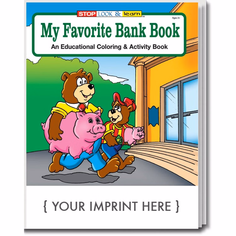 COLORING BOOK - My Favorite Bank Coloring & Activity Book