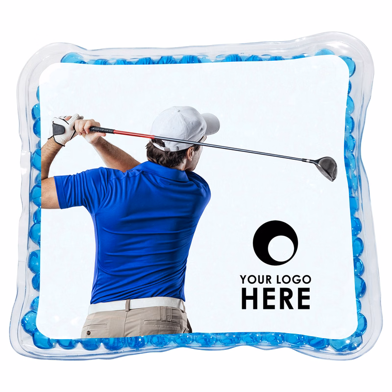Golfer Square Aqua Pearls™ Hot/Cold Pack