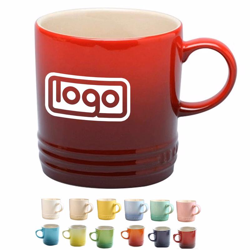 14oz Heat Resistant Gradient Ceramic Mug w/ Handle