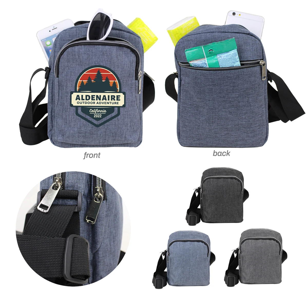 Vertical Travel Sling Bag 1