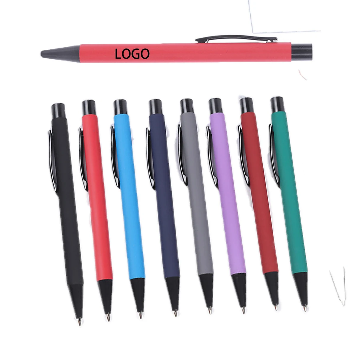 Press Style Ballpoint Pen With Spray Glue 1